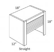 CNC Cabinetry Fashion White Kitchen Cabinet - AG1818