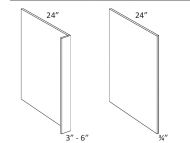 CNC Cabinetry Luxor White Kitchen Cabinet - DWR3