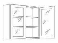 CNC Cabinetry Park Avenue White Kitchen Cabinet - GWFI3030