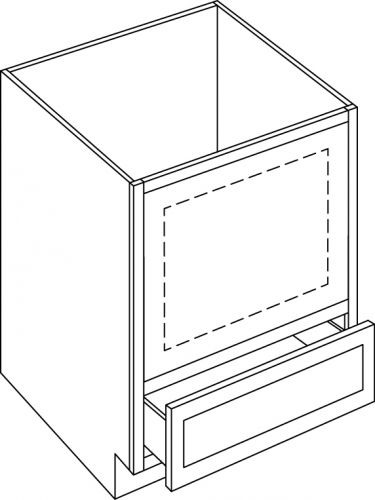 CNC Cabinetry Elegant White Kitchen Cabinet - MCB30