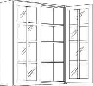 CNC Cabinetry Park Avenue White Kitchen Cabinet - MWFI3030