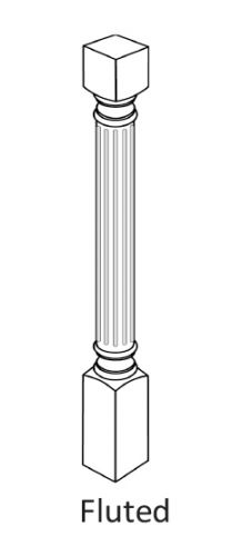 CNC Cabinetry Park Avenue White Kitchen Cabinet - POST-F