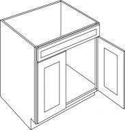 CNC Cabinetry Matrix Greystone Laminate Kitchen Cabinet - SB24