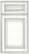 CNC Cabinetry Luxor White Kitchen Cabinet - SD1114