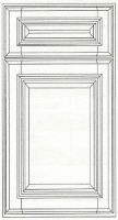 CNC Cabinetry Matrix Greystone Laminate Kitchen Cabinet - SD1114