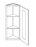 CNC Cabinetry Milano White Gloss Thermofoil Kitchen Cabinet - WEC1230