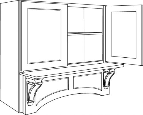 CNC Cabinetry Park Avenue White Kitchen Cabinet - WHACC36