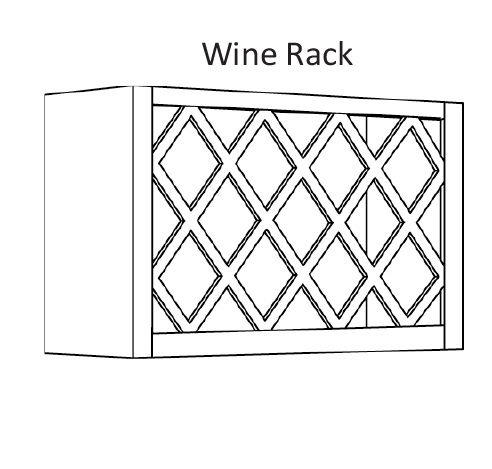 CNC Cabinetry Country Oak Honey Kitchen Cabinet - WR3018