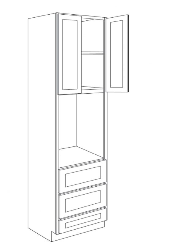 CONCORD-FASHION - WHITE-OVEN CABINETS